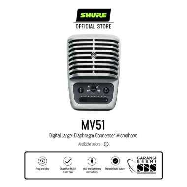 Shure MV51 Digital Large-Diaphragm Condenser Microphone