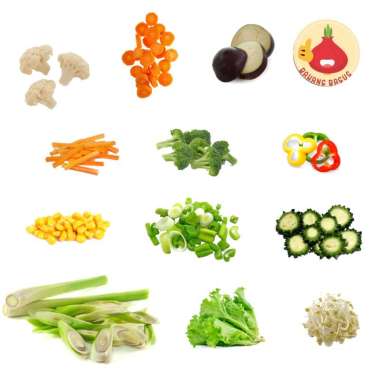 Aneka Sayuran Potong Segar Kembang Kol