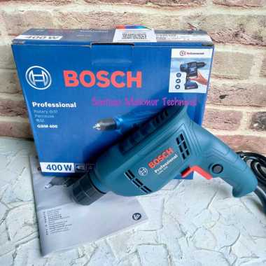 BOSCH GBM 400 10MM Bor Tangan Listrik Drill Keyless Tanpa Kunci 10 mm GBM400
