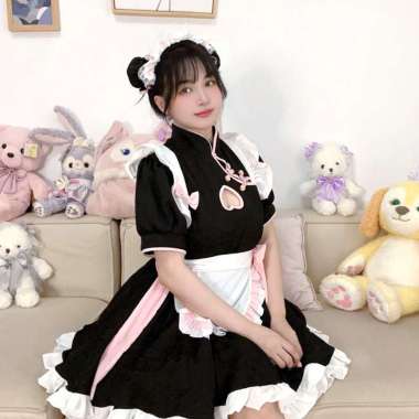 Verish CC-54 dress maid cheongsam lolita cosplay costume kostum gaun jepang japan anime