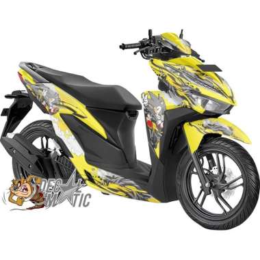 Decal Stiker Full Body Honda Vario 125 150 Click 2018-2022 SOnic Kuning