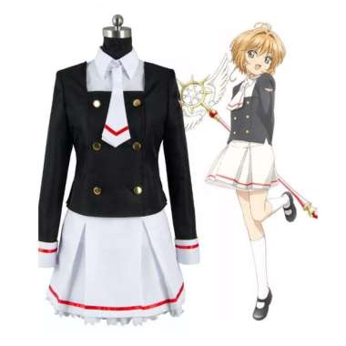Verish CC-65 cardcator sakura seifuku cosplay costume kostum seifuku premium x