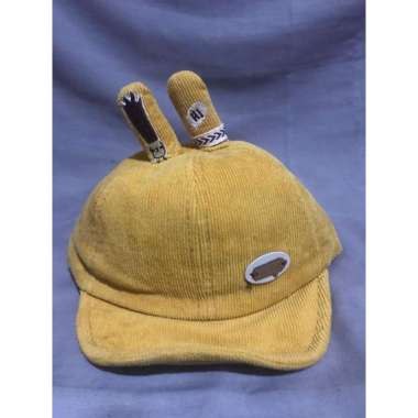VERISH Topi Baseball baby / topi anak bayi import karakter Kuning