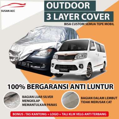 OUTDOOR PREMIUM Body Cover Mobil Luxio Sarung Mobil Luxio waterproof