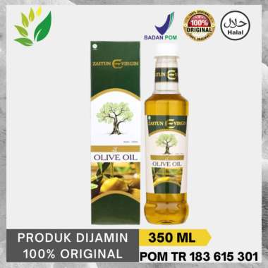 Minyak Zaitun E Virgin 100% Asli Olive Oil 350 ml