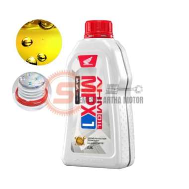 AHM MPX1 4T 10w30 800ml Oli Motor Bebek Honda SupraX Grand Blade Revo