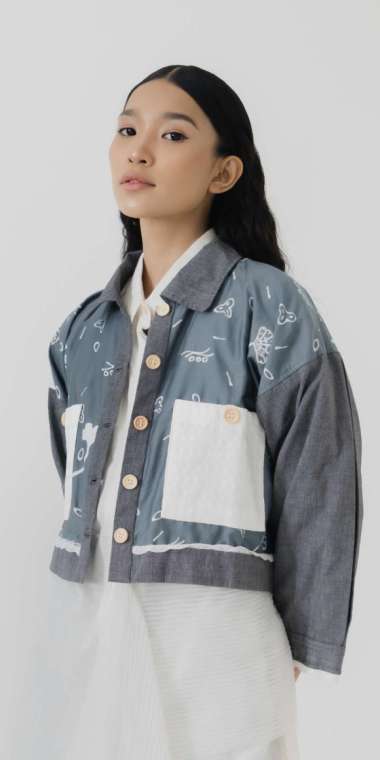Lula Jacket Crop Grey