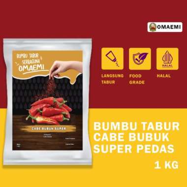 CABE BUBUK SUPER PEDAS FOOD GRADE KEMASAN 1KG