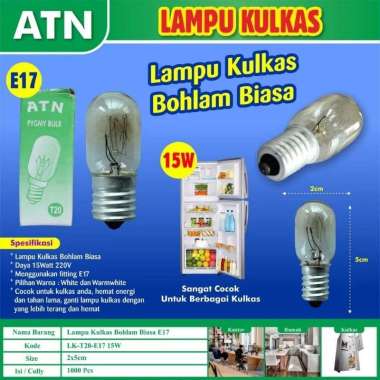 Lampu Kulkas E12 E14 E17 FITTING E17