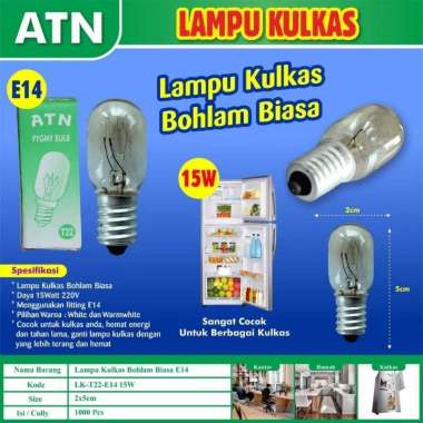 Lampu Kulkas E12 E14 E17 FITTING E14