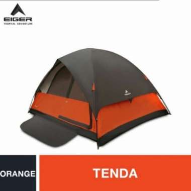 Tenda Camping Eiger Creek 5P Tent Original tenda hiking outdoor Orange