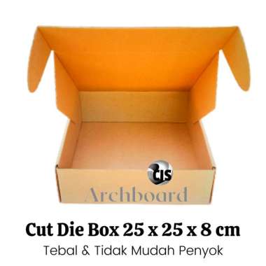 Kardus Die Cut Polos Uk 25x25x8 cm / Box Pizza 25 x 25 x 8 cm