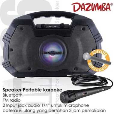 SPEAKER PORTABLE KARAOKE BLUETOOTH DAZUMBA DW 196