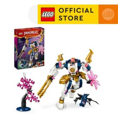 LEGO NINJAGO 71807 Sora’s Elemental Tech Mech Toy (209 Pieces) Ninja Toys (7 Tahun+) Mainan Balok (7