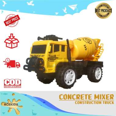 Mainan Anak Truk Konstruksi Construction Crane Molen - AK 04 06 Truk Molen