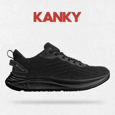 Kanky Yuga Ikebana - Sepatu Sneakers Casual Sport Sekolah Wanita Dewasa 39 All Black
