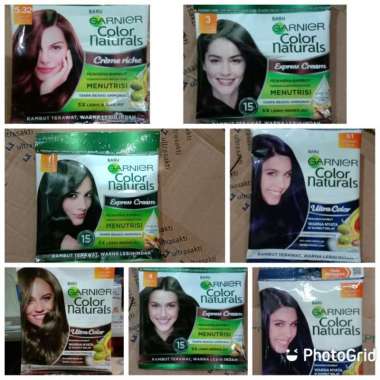 Garnier semir rambut Coklat Hitam