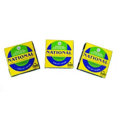 isolasi listrik national / isolasi kabel listrik / isolasi hitam