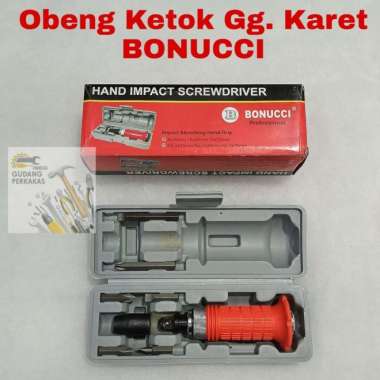 OBENG KETOK SET 7 PC/VESSEL 2800/IMPACT DRIVER/OBENG KETOK GG KARET VESSEL-2800