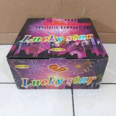 kembang api cake lucky star 100 shoot