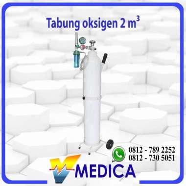 (Instant) Tabung Oksigen 2m3 Set Lengkap Siap Pakai / Tabung Oksigen