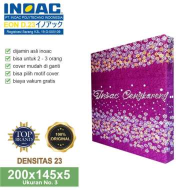 Kasur Busa Inoac EON D23 Semua Ukuran Tebal 5 cm / Kasur Busa Inoac Murah D 23 / Inoac Original 145