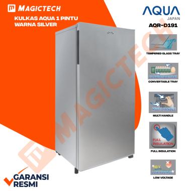 KULKAS AQUA 1 PINTU AQR-D191(S) - SILVER