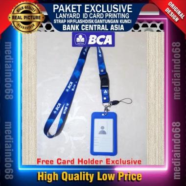 BANK BCA Lanyard Printing Id Card (Paket Lengkap Exclusive)