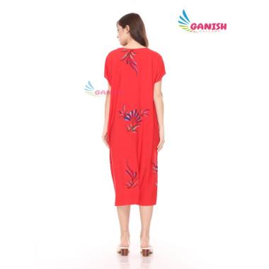 Daster kancing / Daster Bali Menyusui / busui / Daster hamil Merah