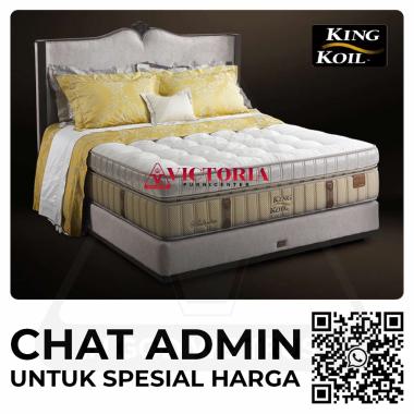 King Koil  Masterpiece  Full Set Fullset  180 x 200 180x200  Kasur Spring Bed Springbed Murah Surabaya Sidoarjo Malang
