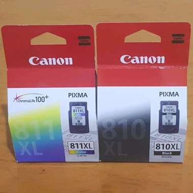 Paketan Tinta Catridge Canon 810xl dan 811xl Tri Colour Original
