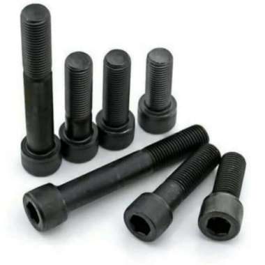 Baut L M16 X 180Mm Baja Hitam