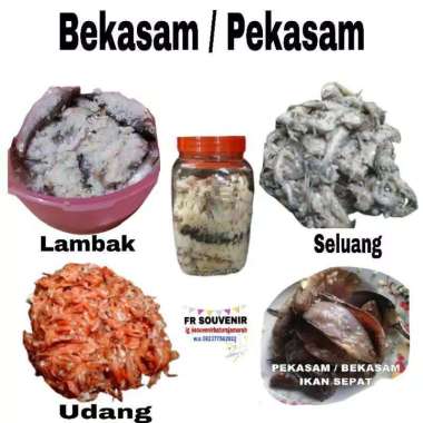 1 kg bekasam ikan bekasam udang pekasam palembang