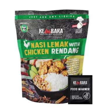 Makanan Instant Kembara Meal Nasi Lemak with Chicken Rendang