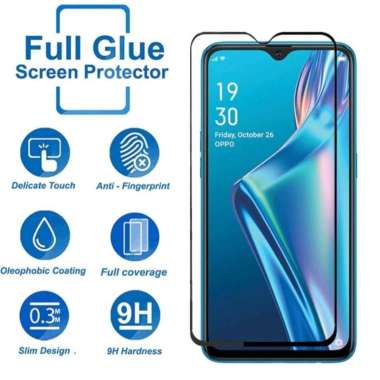 Promo Tempered Glass Layar Vivo Y12/ Y15 / Y17 / Y91 / Y92 / Y93 Full Cover anti Gores Kaca Vivo Y92