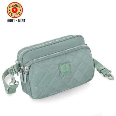 GUDIKA 5091 - Tas Selempang Sling Bag Fashion Wanita Branded Original mint