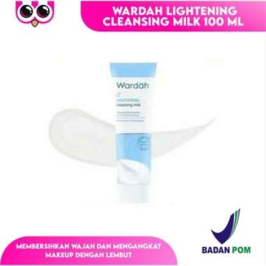 [ MILK 100 ML ] WARDAH LIGHTENING CLEANSING MILK 100 ML / PEMBERSIH WAJAH