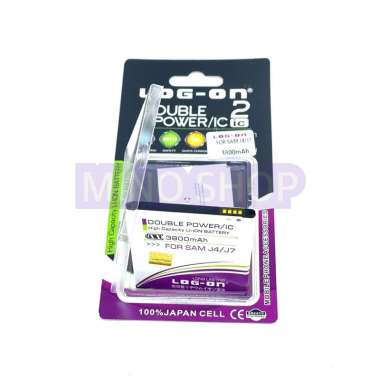 BATERAI LOG ON SAMSUNG J7 2015 - J700 - J7 CORE - J4 2018 DOUBLE POWER