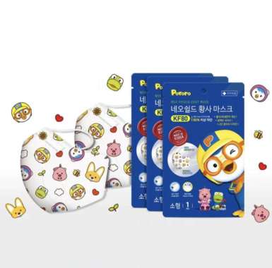 Pororo Neo Shield Dust Mask / Masker Anak KF80