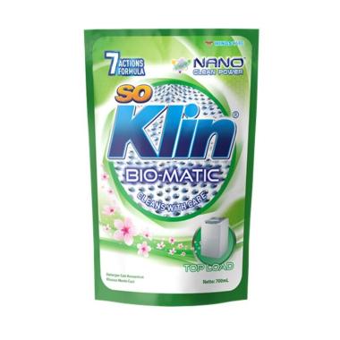 Promo Harga So Klin Biomatic Liquid Detergent Top Load 700 ml - Blibli
