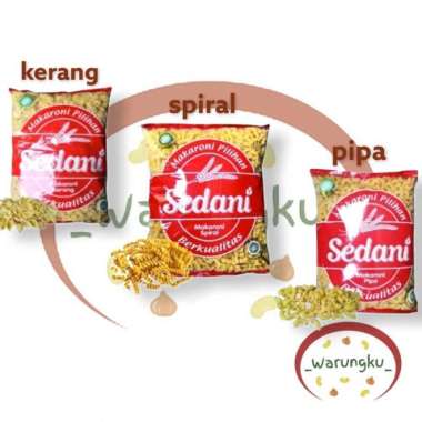 Makaroni Sedani Pipa Kerang Spiral - Spiral
