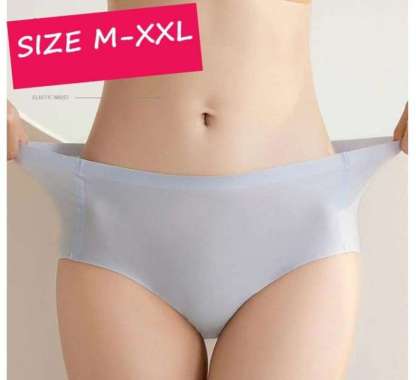 Celana Dalam Seamless Wanita CD Sexy perempuan size M-XXL Merah Muda XXL