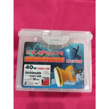 SENTER KEPALA LED UNTUK MENYELAM LS 740B KAWACHI LS 740B Cahaya kuning