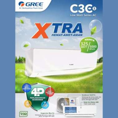 AC GREE DELUXE LOW WATT 1/2 PK 05C3E