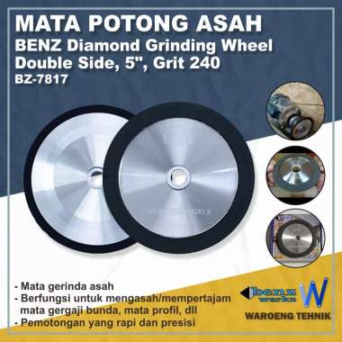 Diamond Asah 5" P-240 BZ7817 BENZ Diamond Grinding Wheel Double Side
