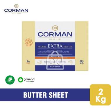 Corman Extra Butter Sheet 2kg (KHUSUS INSTANT) LABEL BIRU