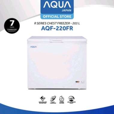 Chest Freezer AQUA AQF-220FR |Box pendingin AQF220FR sanyo 203L Aqf220