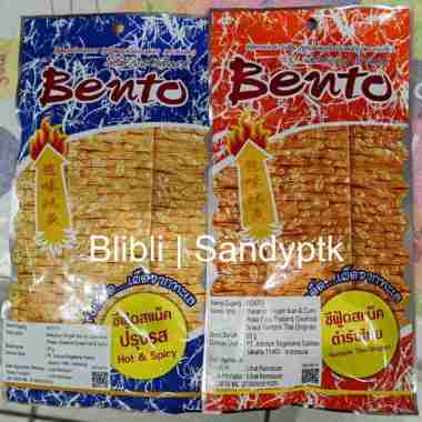 Snack Ikan Bento Chern Chim Chims Se Hot Spicy Seasoned Fish Boat Sheet Thailand Seafood Snack Origi