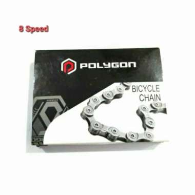 RANTAI SEPEDA BICYCLE CHAIN KMC NARROW 9C POLYGON 8 SPEED