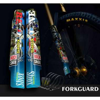 PELINDUNG FORK / FORK PROTECTOR / FORK GUARD SEPEDA MTB ROCKSHOX BLUE